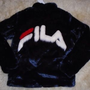 fila arianna faux fur jacket